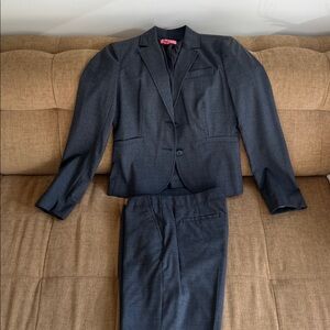 J. Crew Charcoal Blazer and Pant Suit set